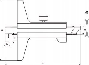 Matës thellësie Gimex 500/150 Magf 0.05, hook-type, çelik inoks