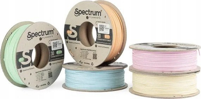 Filament 3D Spectrum PLA Pastello, 1.75mm, set 5x0.25kg, portokalli pastell