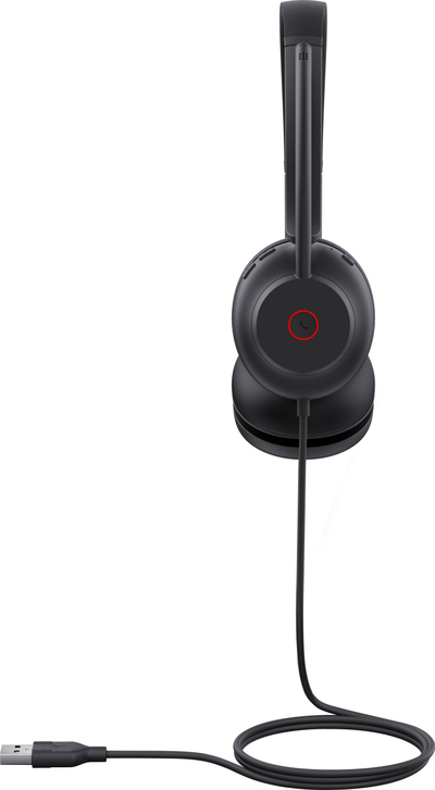 Kufje Yealink UH35 Dual UC, USB A, me mikrofon, të zeza