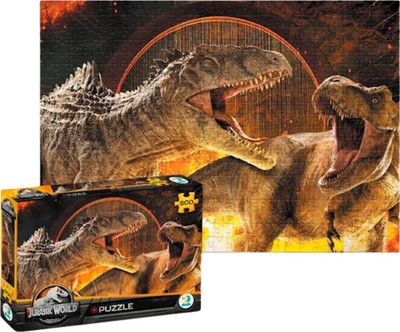 Puzzle Dodo Jurassic World, 500 copë, 47x33cm, shumëngjyrësh