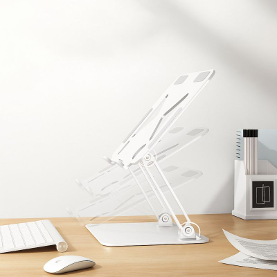 Stendë laptopi Media-Tech MT2661W, metalike, 10-17", e bardhë