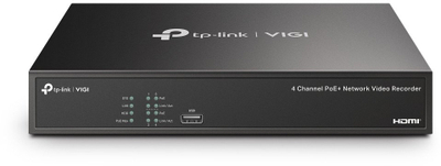 Video regjistrues rrjeti TP-Link Omada VIGI NVR1004H-4P-2TB, 4 kanale PoE, 2TB, i zi