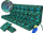 Jastëk oborri 3D Cushion Blue Leaves, 100x105 cm, me gjethe blu