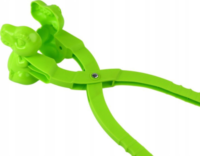 Lodër formues topash dëbore Leantoys Dinosaur, plastikë, jeshile