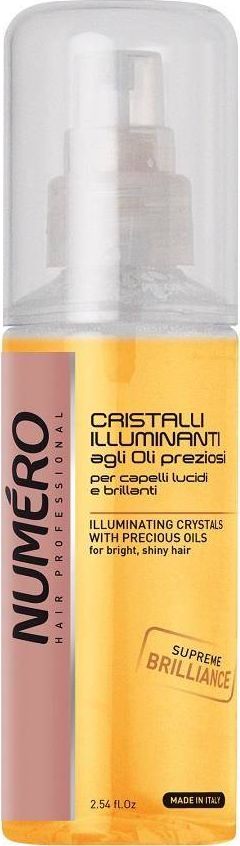 Vaj për shkëlqim flokësh për femra NUMERO Illuminating Crystals With Precious Oils crystal glossing pearls, 75ml