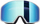 Syze ski Sweet Protection Boondock RIG Reflect, lentë cilindrike, antifog, të bardha me xham blu