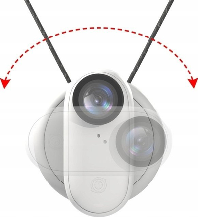 Varëse qafe me magnet Puluz PU889W, për Insta360 Go 3, e zezë