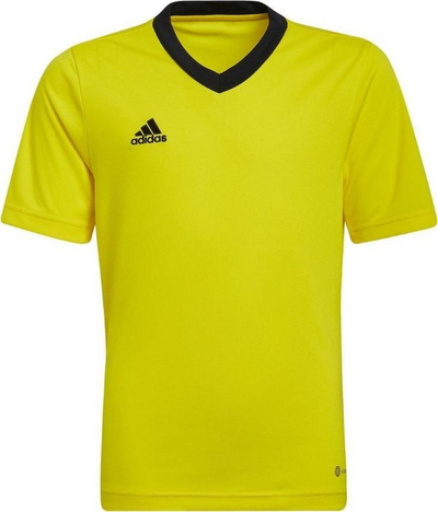 Bluzë futbolli për kalamaj adidas Entrada 22 Jersey Jr HI2127, poliester i riciklu, teknologji Aeroready, e bardhë