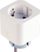 Паметна приклучница Gembird Smart Socket Tuya DE, Wi‑Fi 2.4 GHz, мерење на потрошувачка, бела