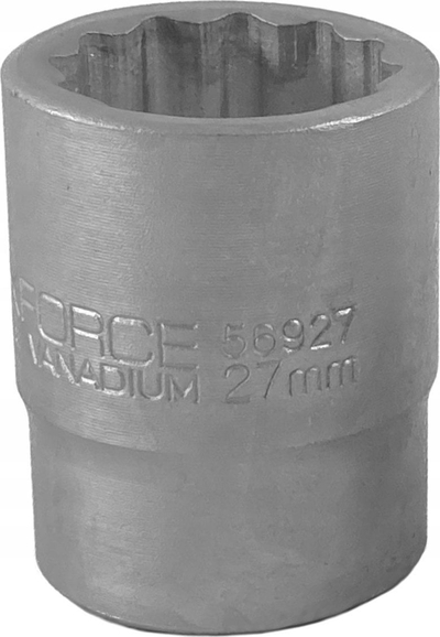 Çelës tubor Rockforce RF-56927, 27 mm, 3/4", 12-këndësh, metalik