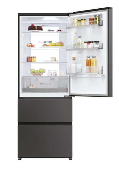 Frigorifer Haier 3D 70 Series 5 HTR5719ENPT, 528L, klasë energjie E, i zi
