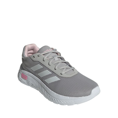 Atlete për goca Adidas Cloudfoam Comfy, rrjetë e ajrosshme, të bardha