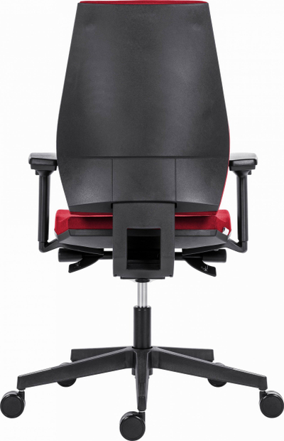 Karrige zyre ergonomike Powerton Sima, tekstil, e kuqe
