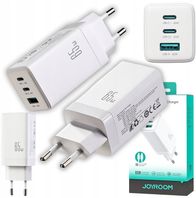 Karikues muri Joyroom JR-TG10 GaN, 65W, 2x USB-C USB-A, i bardhë