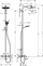 Sistem dushi Hansgrohe Crometta S 240 1jet, me termostat, 240mm, krom