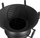 Grill oborri Fire Pit, gize dhe çelik, i lëvizshëm, i zi
