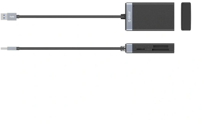 Lexues kartelash Orico CL4D-A3, USB-A 3.0, 5 Gb/s, i zi argjendtë