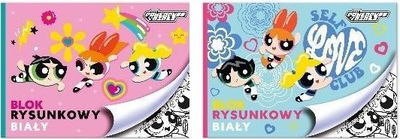 Fletore vizatimi Teka Powerpuff Girls, A4, 20 fletë, e bardhë
