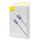 Kabllo USB Baseus Crystal Shine, USB A në Lightning, 2 m, 2.4A, blu