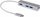 Hub USB Equip USB C në 4 porta USB 3.0, kompakt, gri
