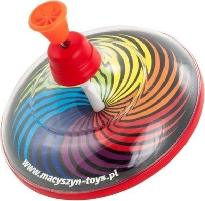 Spiner transparent Macyszyn Toys Lux, lodër rrotulluese, shumëngjyrëshe