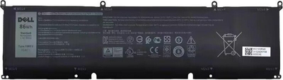 Bateri laptopi Origin Storage për Dell Precision, 6 qeliza, 86Wh, e zezë
