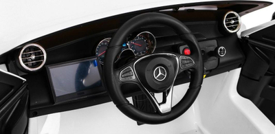 Makina elektrike për fëmijë Mercedes GLC 63S, 12V, 2 ulëse, e bardhë