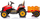 Traktor elektrik për lojë BBH-030, 88x51x35cm, me rimorkio, i kuq