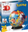 Puzzle 3D sferik Pokemon, 72 copa, diametër 13 cm, shumëngjyrësh