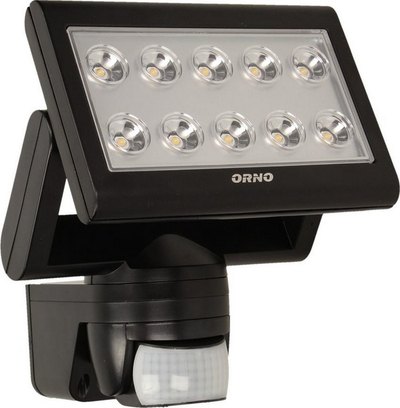 Reflektor me sensor lëvizjeje Orno OR - NL - 348BLPPR4, LED, i zi