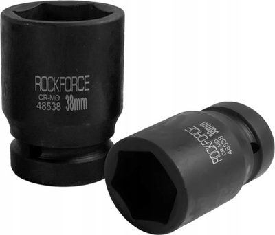 Kokëçelës goditës Rockforce RF-48538, 1", 38 mm, Cr-Mo, 6-këndor