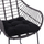 Kolltuk Radia wicker + skelet metal 60×62×84 cm (HM5300.20)