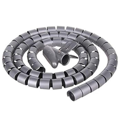 Mbështjellëse kabllosh spirale, gri. YiAD