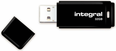 USB Integral Black, 32 GB, USB 2.0, црн