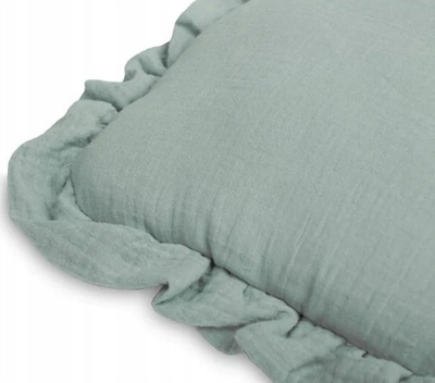 Set jastëk dhe batanije për karrocë Sensillo Khaki, 100% pambuk, për bebe 0+, ngjyrë khaki
