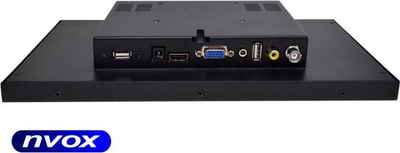 TV portabël Nvox, 12", LED, HDMI USB, i zi