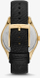 Orë dore për femra Michael Kors Harlowe Pave MK2988, e zezë/artë