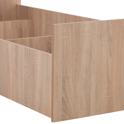 Shtrat njëpersonësh ADLER Single HM2433.01, 90x200 cm, sonoma oak