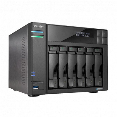 NAS Asustor LOCKERSTOR 6 AS6706T, 6 slote, 8GB RAM, 2x 4TB