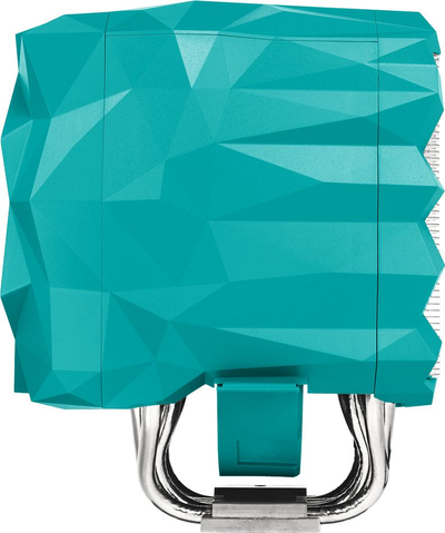 Ftohës procesori Iceberg Thermal IceSLEET X7 Dual, ventilator 12 cm, ARGB, ngjyrë teal
