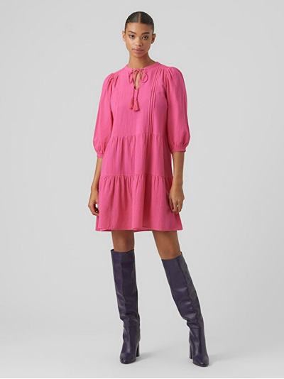 Fustan VERO MODA VMPRETTY Regular Fit, rozë