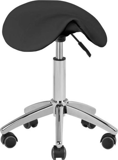Stol kozmetik Activeshop AM-302, rregullim hidraulik, me rrota, i zi