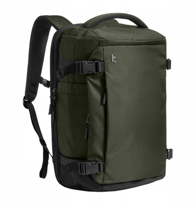 Çantë shpine Tomtoc 360 Protective për laptop 15.6", mbrojtje e përforcuar, jeshile e errët