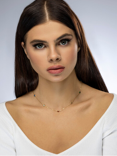 Qafore për femra Emily Westwood Phoebe, e artë/shumëngjyrëshe