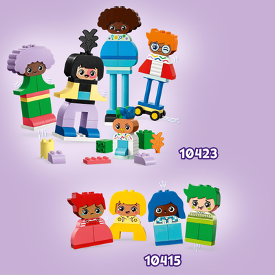 Set lodrash LEGO Duplo My Feelings and Emotions 10415, edukativ, nga 18 muajsh, shumëngjyrësh