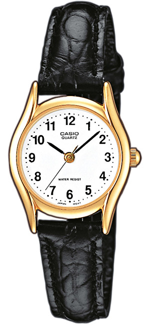 Orë dore për femra Casio LTP 1154Q-7B, e zezë