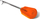 Gjilpërë bashkuese Zebco Igla Z-Carp, gjatësia 6.5cm, e portokalltë