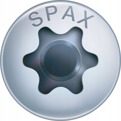 Vida universale SPAX 4 x 35mm, kokë Pan T Star Plus, çelik WIROX, 1000 copë