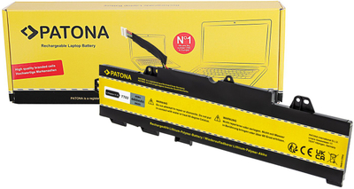 Bateri laptopi Patona Pro TT03 për HP EliteBook 850 G5, 4400mAh, Li-Pol, e zezë