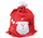 Џиновска вреќа за подароци Santa Claus Giant Gift Sack, 150x100 cm, декоративна, црвена